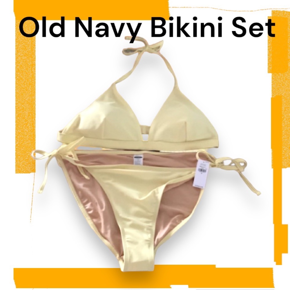 Old Navy Bikini - Medium Bottom - large Top NWT
